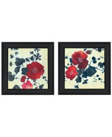 Trendy Decor 4U "Japanese Blossoms I" Framed Wall Art for Living Room, Wall Art Print for Home Decor, Bedroom Wall Art by JG Studio