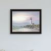 Trendy Decor 4U "Lighthouse at Sunset" Framed Wall Art for Living Room, Wall Art Print for Home Decor, Bedroom Wall Art by Georgia Janisse