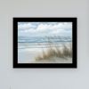 Trendy Decor 4U "Winds of the ocean blowing the Palm Trees and Sea Oats" Framed Wall Art for Living Room, Wall Art Print for Home Decor