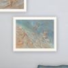 Trendy Decor 4U "Seashore Stars" Framed Wall Art for Living Room, Wall Art Print for Home Decor, Bedroom Wall Art by Bluebird Barn