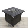 25" H x 30" W Steel Propane/Natural Gas Fire Pit Table