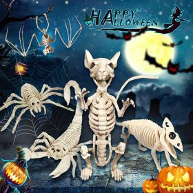 Spook Up Your Halloween Decor with This Vivid Bat Skeleton Model (material: Bat, Quantity: 1pc)